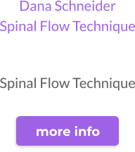 Dana Schneider Spinal Flow Technique  Spinal Flow Technique  more info